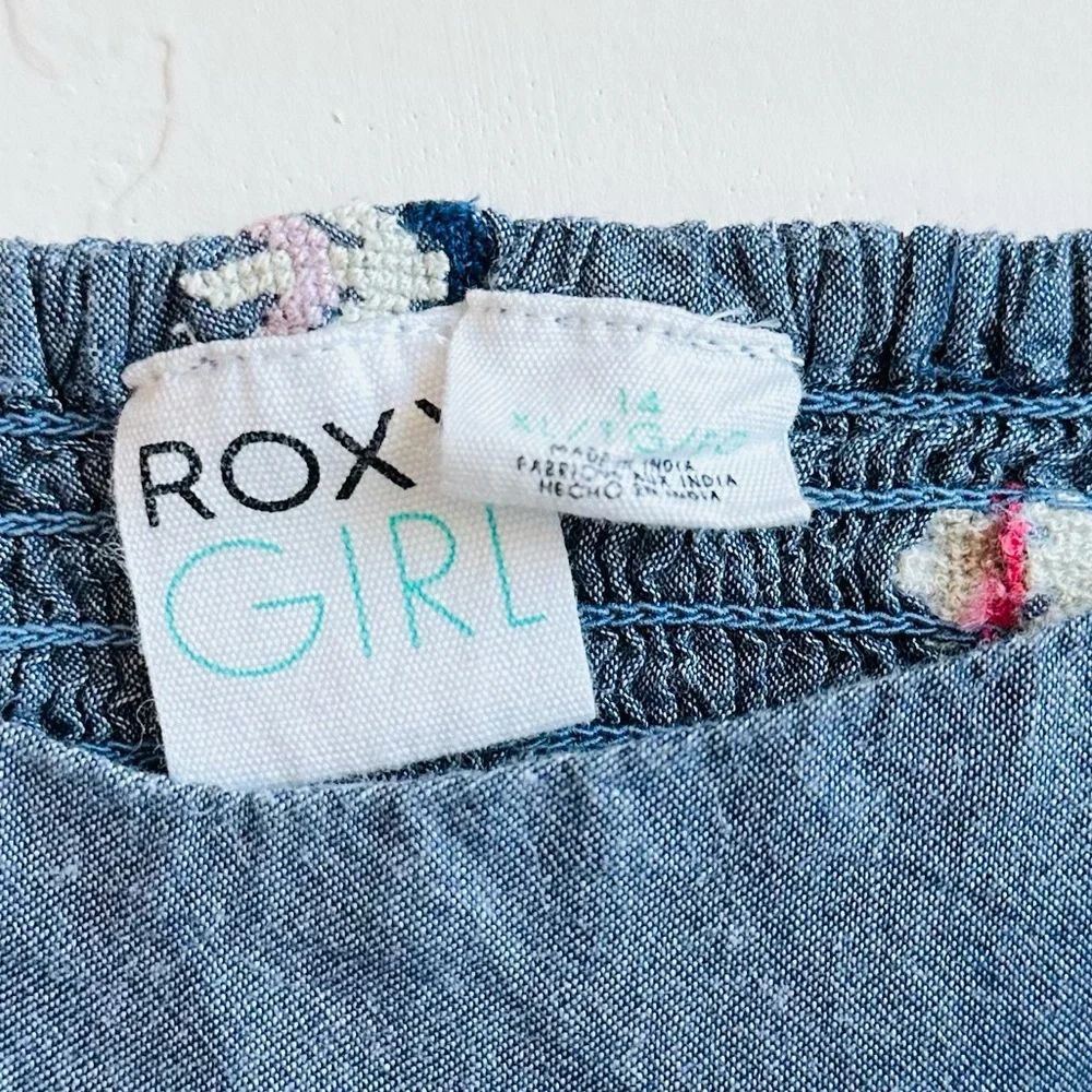 Roxy Girl Chambray Dress Size 14